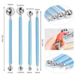 ⁦مجموعة ادوات نمذجة وتشكيل الصلصال و الطين وتزيين الكيك ، ادوات نحن كروية حديد⁩ - الصورة ⁦3⁩