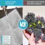 ⁦فوطة سلك تنظيف الاواني الفضية حماية اليدين 2 قطع مقاس 30"30 سم⁩ - الصورة ⁦2⁩