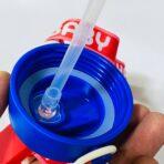 ⁦ترمس مياه اطفال طوبو مدرسي حديد، رسومات شخصيات عبوة 600 مل⁩ - الصورة ⁦3⁩