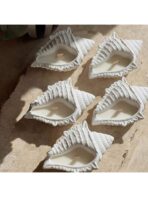 ⁦قالب سلكون بشكل لولب الصدف لصنع وعاء نبتات الصبار وقولب لشمع WFHM77⁩ - الصورة ⁦2⁩