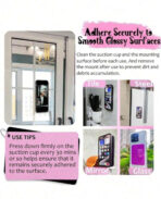 ⁦ترندات/ حامل سلفي لاصق شفط من جيهة واحدة WFHM77⁩ - الصورة ⁦4⁩