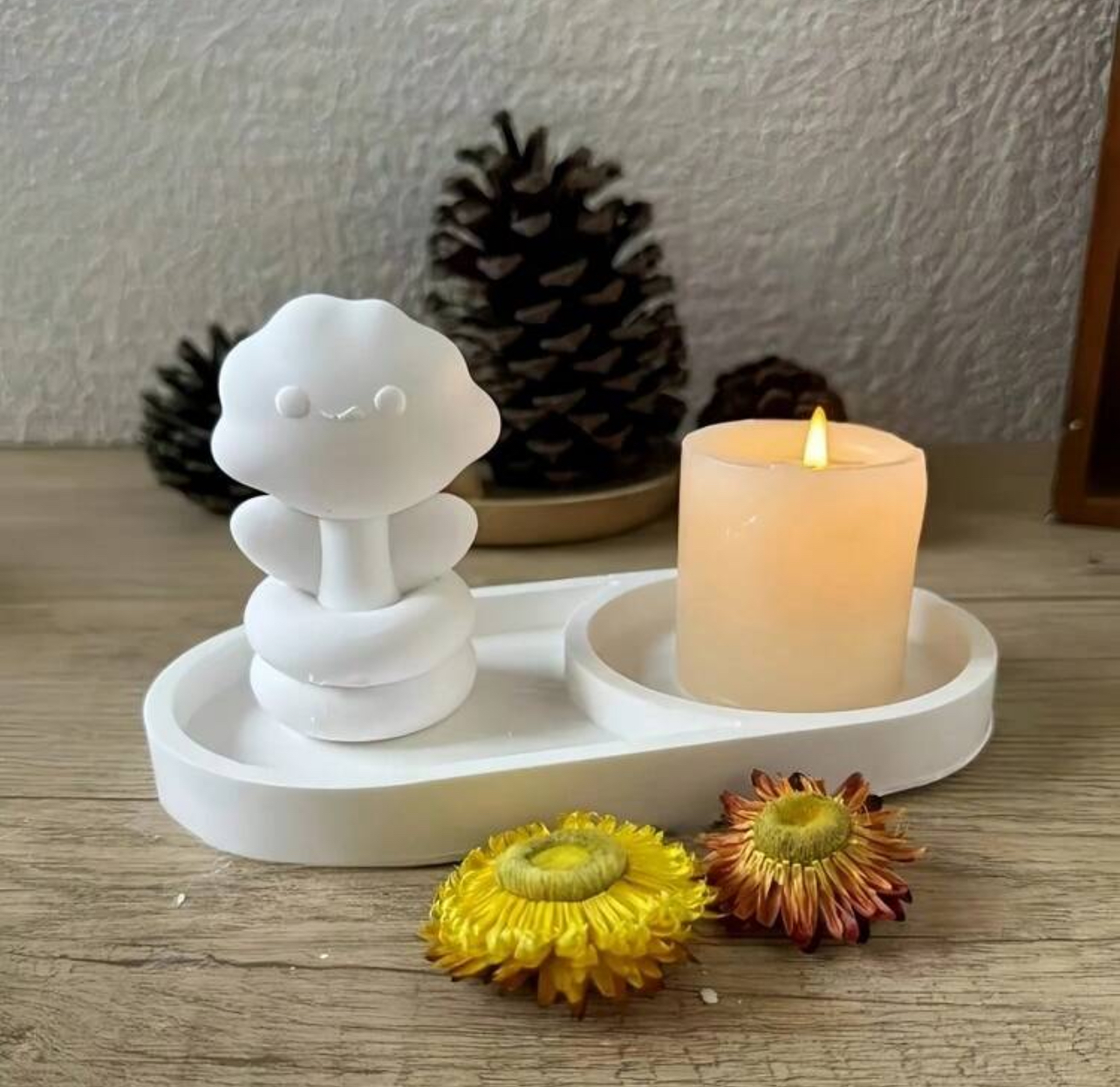 IMG_7496 قالب سيلكون بيضاوي بنص دائرة لصب الجبس WFHM77 - الصورة 1