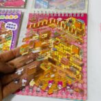 ⁦دفتر ملصقات عالم ثلاثي الابعاد كيرومي / ميلودي ، طوابع شفافة مع غرف الديكور⁩ - الصورة ⁦6⁩