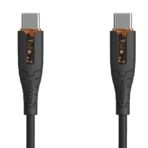 ⁦وصلة شحن سريع مدخل  تايب سي - تايب سي قوة 60 وات - طول 1.5 متر موكسوم⁩ - الصورة ⁦2⁩