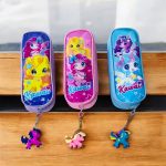 مقلمة ادوات مدرسية يونيكورن مع ميدالية 2 جيب