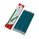 دستة اقلام رصاص 12 قلم مع ممحاة HB - ماجلان لون خضر