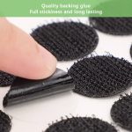 اقراص لاصقة من الظهر للأشغال الحرفية لون أبيض × أسود ، وصنع ملصقات الحروف التعليمية للأطفال -  30 قرص