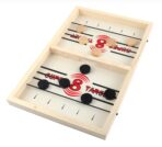 ⁦لعبة اقراص الهوكي الخشبية ، مناسبة في السهريات مع الاصحاب⁩ - الصورة ⁦3⁩