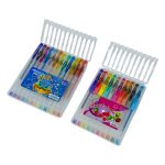 اقلام حبر لمعه 10 / 12 لون ، بيرو رش لتزيين العناوين والتسطير