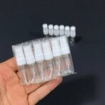 ⁦دستة عبوات تقسيم العطور زجاجية 6 قطع ، 3 مل ، لون أبيض مناسبة لاصحاب المشاريع والمناسبات⁩ - الصورة ⁦2⁩