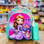 ⁦حقيبة روضة مع مقلمة ادوات مناسبة للتأهيل ، 2 جيوب ، شخصيات كرتون⁩ - الصورة ⁦7⁩