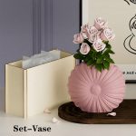 قالب سيلكون مزهرية عباد الشمس مع بكوس خشبي WFHM77