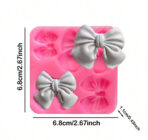 ⁦قالب سيلكون فيونكات صغيرات اربع احجام متنوعة WFHM77⁩ - الصورة ⁦2⁩