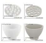 قالب سيلكون مبخرة وترتيب الزهور لبذور اللوتس WFHM77