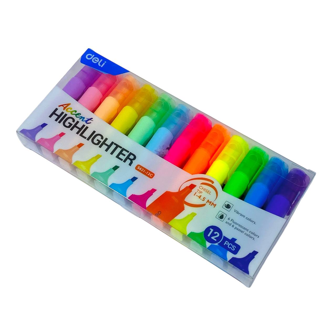 photo_1_2025-09-15_21-02-38 مجموعة اقلام اظهار 12 خطاط من شركة Deli - درجة أولى - الصورة 1