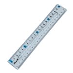 مسطرة بلاستيك ممتازة تدريجات واضحه وزخرفة زقزاق - 20 سم فنون