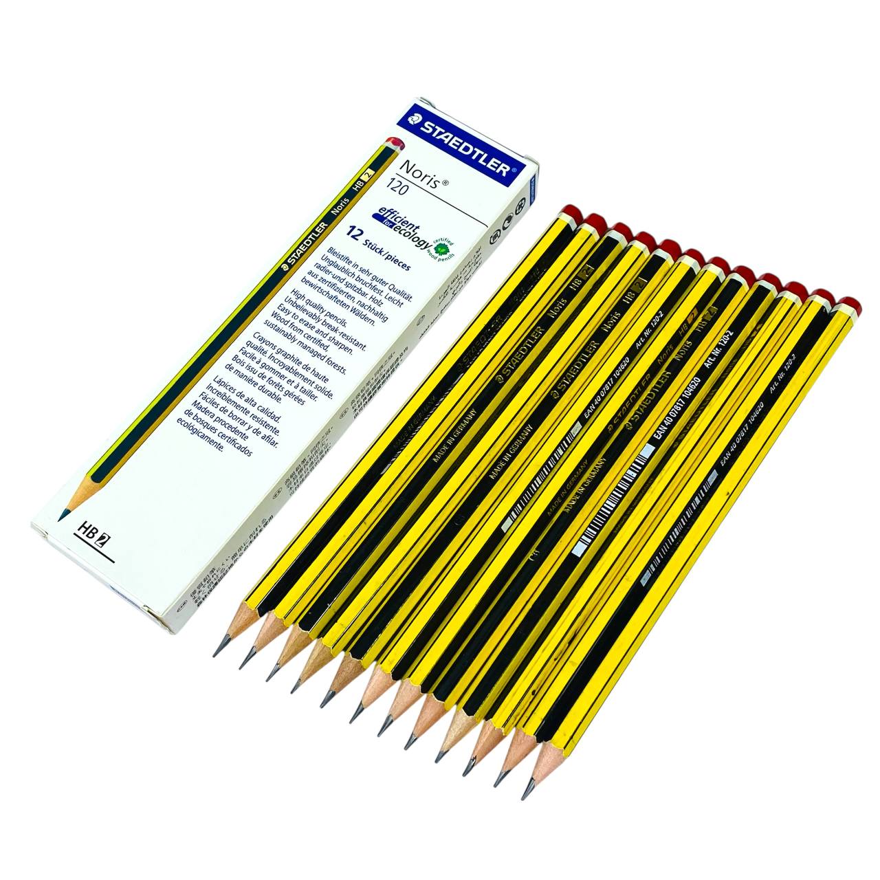 photo_2_2025-09-09_00-01-05 دستة أقلام رصاص ستدلر الألماني الأصلي 12 قلم HB2 - الصورة 1