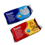 عجينة السيراميك Dozen باللون الابيض و البني - 500 جرام