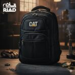حقيبة CAT كاتربيل فاخرة ، مناسبة للدراسة والسفر ، خامة سوستة وتشطيب عالي الجودة
