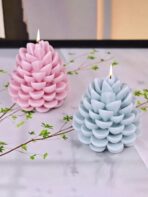 قالب شمع سيلكون شكل صنوبر WFHM77