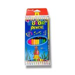 الوان خشبية راسين داكنة فنون 24 لون - 12 قلم وجهين