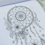 ⁦مذكرة تلوين ام صالح للكبار - مناسبة للتلوين بالالوان الخشبية والماركر المائي ،رسومات مختلفة ماندالا - 15 ورقة⁩ - الصورة ⁦8⁩