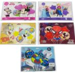 طقم بالونات عيد ميلاد 5 قطع , شخصيات كرتونية