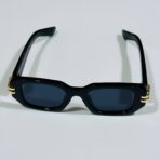 ⁦نظارة شمسية نسائية تصميم شبيه Dior مع حافظة حماية⁩ - الصورة ⁦2⁩