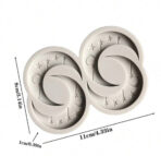 ⁦قالب سيلكون علي شكل هلال صغيرات قالب شمع متعدد الاستخدام WFHM77⁩ - الصورة ⁦3⁩