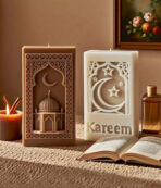 قالب سيلكون بتصميم معماري مسجد بارز وقمر WFHM77