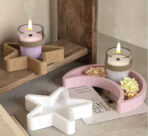 2 قطعة من قالب السيلكون نجمة ⭐️ وهلال 🌙 منقوش WFHM77