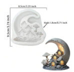 ⁦قالب سيلكون علي شكل بيت القمر صغير WFHM77⁩ - الصورة ⁦3⁩