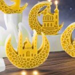 قالب بتصميم هلال وهندسية معماري اسلامي WFHM77