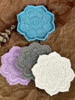 قالب نقش مندالا ازرق لصب الجبس WFHM77