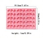 ⁦MA93 قالب سيليكون شكل سحابة - قلب - قطرة ماء 45 تجويف ، لصنع الحلويات و مستكة البخور⁩ - الصورة ⁦2⁩