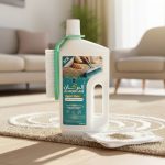شامبو تنظيف الشجاد والموكيت مع فرشاة من البركان - منظف فرشة 900 مل