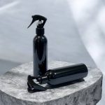 علبة معطرات بخاخ فارغة عبوة 200 مل لون أسود مع تأمينة ،  لتعطير الجو والملابس والخزانات والمعقمات