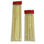 اسياخ خشبية عريضة شواء و للأعمال الفنية وصنع باقات الهدايا طول 35 - 25 سم