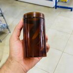 ⁦دستة علب عسلية 10 علب - 400 مل لحفظ مستحضرات العناية ومنتجات غذائية مع اسفنجة الغطاء للحفظ⁩ - الصورة ⁦7⁩