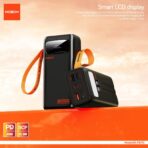 ⁦باور بنك 30000 موكسوم مع 2 كوابل ايفون و تايب سي واضاءة - 5 مداخل إضافية⁩ - الصورة ⁦3⁩