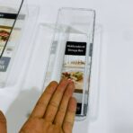 ⁦منظم ثلاجة فاخر شفاف 3 أحجام مع ذراع سهل الحمل⁩ - الصورة ⁦8⁩