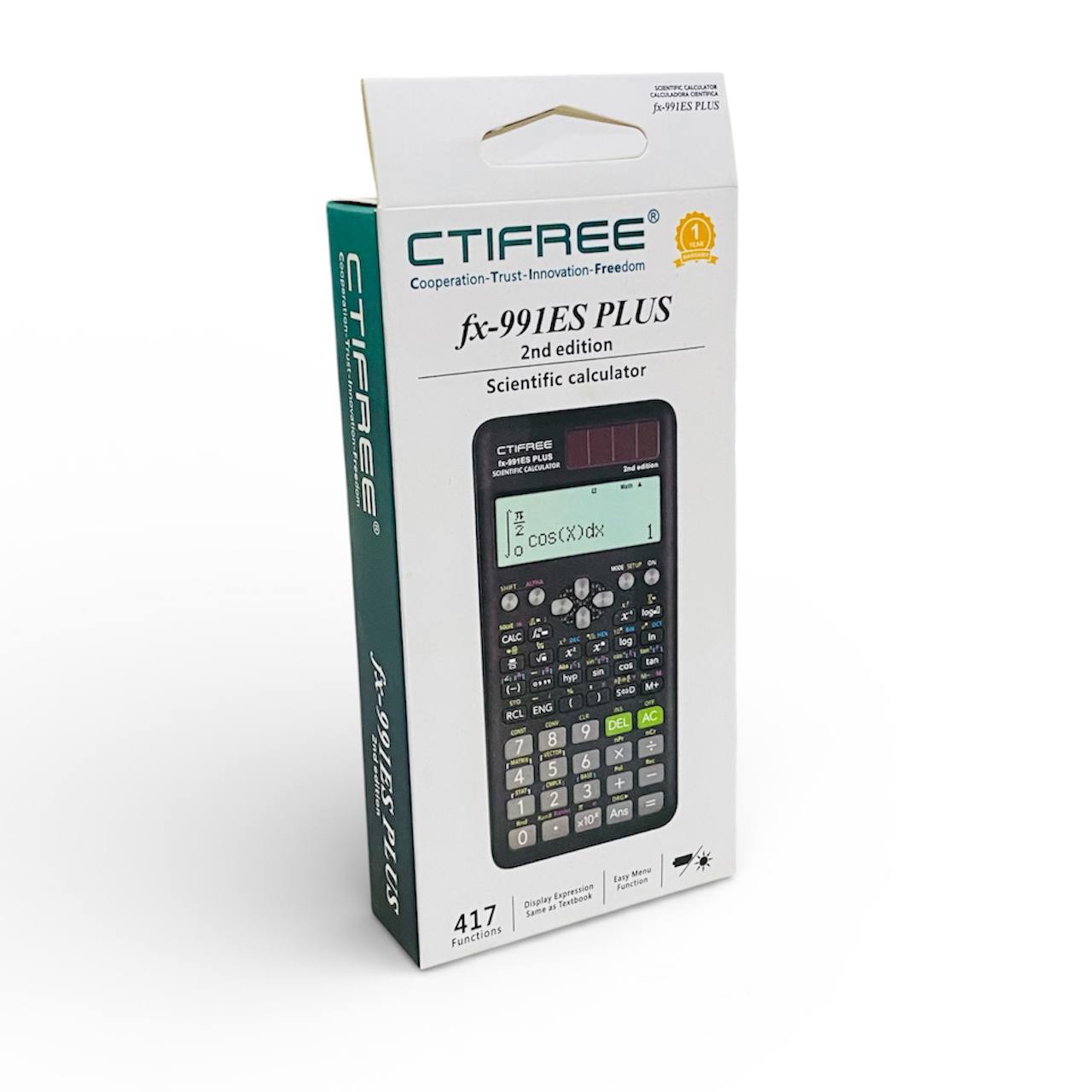 photo_1_2026-01-09_14-44-21 الة حاسبة fx 991ES PLUS CTIFREE علمية حل جميع المسائل مناسبة لصف تاسع إلى ثالثة علمي - الصورة 1