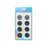 مجموعة اقراص مغناطيس دائري 8 قطع - قطر 2.5 سم
